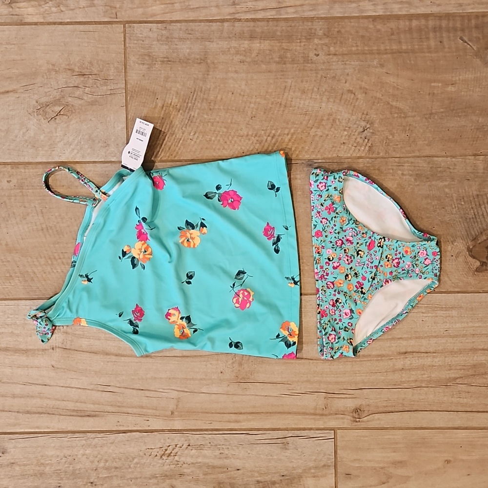 Girls OshKosh B'gosh Tankini Bathing Suit Size 8/8A NWT